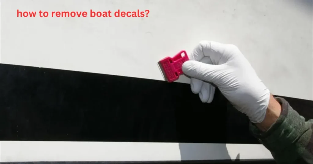 how to remove boat decals