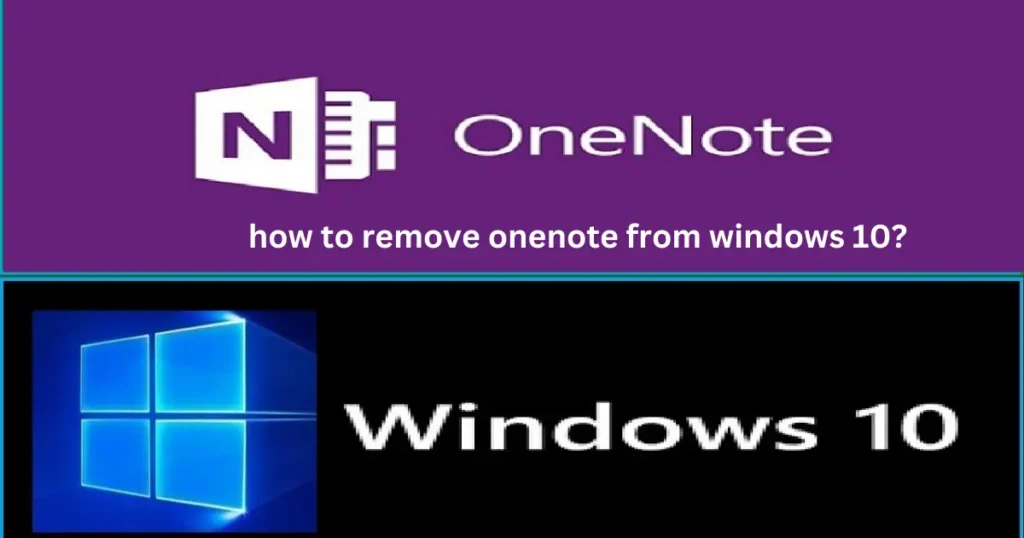 how to remove onenote from windows 10